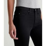 AG Adriano Goldschmied The Stilt Cigarette Leg Legging Ankle in Super Black NWT Photo 2