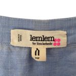 Lemlem  Designer Blue Belted Dress size large Photo 2