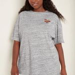 PINK - Victoria's Secret NWT Victoria’s Secret PINK Rainbow Pride Heart Oversized T-shirt Photo 0