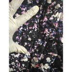 The North Face  Vest Womens Small Black Floral Print Puffer Zip High Neck Photo 8