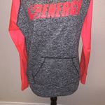 J. America  Energy gray neon pink hoodie pullover sweatshirt Photo 2