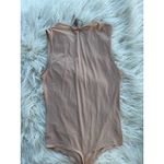 SKIMS Sheer Crewneck Thong Bodysuit Clay Size Large Photo 5