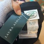 Laura Ashley Nwt Vintage Black Velour Pencil Skirt Photo 2