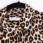 Equipment Women's Femme Cheetah Animal Print Pattern Collared Button Down Blouse Photo 1