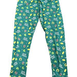 Serra  Casual Print Feeling Lucky Leggings in Green, Size M​​​ Photo 0