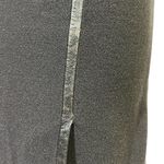 Gianni made USA Bodycon Leather Accent Front Slit Zip Back Lined Skirt Womens 4 Brown Photo 11