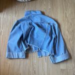 Unpublished Cropped Blue Denim Women's Jacket Photo 2