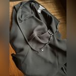 Gegrge Black Fit & Flare Long Skirt SZ 12 Zip On Side No Lining Good Con… Photo 5