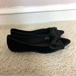 Old Navy Black Velvet Bow Loafers Photo 1