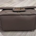 Badgley Mischka NWT Crossbody Bag Quilted Studded Pearl Handle Chain Strap Taupe Photo 9