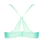 City Chic Fox & Royal Bralette Bra Plus 18 2X Zoey Mint‎ Leaf Lace Racerback NWT Green Photo 4