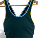 Cotopaxi  sports bra Teal & lime NEW padded XS Mari Crop deep ocean Photo 0