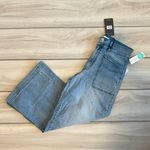 Studio Blue Cece Super High Rise Patch Pocket Crop Wide Leg Jean Blue 29 NWT Photo 0