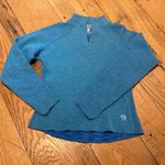 Mountain Hardwear  Parafin Wool Blend  Pullover Sweater w Thumbhole Blue Size XS Photo 0