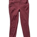 Lululemon  Burgundy High-Waisted Leggings 4 Photo 0