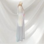 Dream Away | Vintage White Long Lingerie Kimono Robe Photo 6