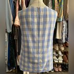 J.Crew Factory Cotton Linen Blend Sleeveless Shirt Size 10 Photo 2