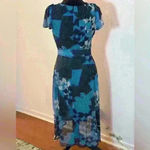 DKNY  “Helen” Dress w/ Floral Print Photo 3