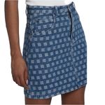 Molly Bracken Denim Printed Mini Skirt Photo 1