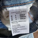 American Eagle  Highest Rise Mom Jean Light Wash Distressed Straight Leg Size 0 Photo 9