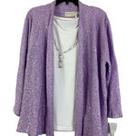 Alfred Dunner  Women's Casual Lilac & White Tank & Cardigan Photo 0