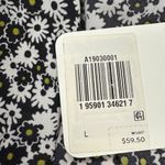 Levi's Daisy Floral Print Long Sleeve Blouse Tie Front V Neck Women's Large Photo 5