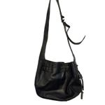 Halston Heritage Women Black Leather Crossbody Shoulder Hobo Suede Bag Purse Photo 1