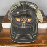 Mossy Oak NWT  Brown Bill with Cream Stitching and Camo Back Panels Photo 2