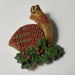 Hallmark  Cards Partridge Christmas Brooch Pin For The 12 Days Of Christmas Photo 0