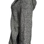 ZARA  Knitwear Outerwear Women’s 14 XL Gray White Black Marled Cardigan Jacket Photo 3