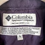 Columbia Vintage  Faux Suede Zip Up Snap Collar Zip Pocket Vest Sz Large Photo 2