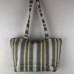 Maruca Womens Striped Tapestry Fabric Shoulder Tote Bag Purse Outside Pockets Photo 5