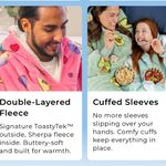 Oodie Original Cozy Blue Penguin Hoodie Blanket size /age 14 and up Photo 12