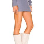superdown  Serina Blue Sweater Knit Mini Skirt S Photo 1