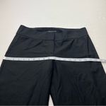 Theory  Wool‎ Lycra Blend Pant Womens Size 8 Black Wide Leg Low Rise Office Work Photo 6