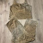 Victoria's Secret Satiny Animal Print Lounge | Pajama Set Photo 0