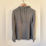 Jenni Kayne  100% Cashmere Hoodie Sweater Gray Medium Photo 3