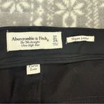 Abercrombie & Fitch NWOT Curve Love 90's Straight Ultra High Rise Black 24 Plus Photo 6