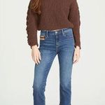 NWT New Driftwood Colette Straight Leg Embroidered Crop Denim Jean Woodlawn Photo 0