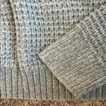 Altar'd State Gray Crew Neck Sweater Textured Knit Photo 3