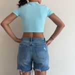 Wild Fable Neon Blue Cropped Top Photo 3