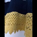 ZARA  smocked and crochet Top size small Photo 5