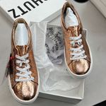 Schutz  Metallic Gold Sneakers Photo 7