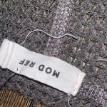 Mod Ref  gray cropped long sleeve thermal s/m contemporary casual boho winter Photo 4