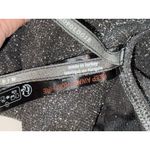 Anthropologie Gray Glittery Sleeveless Square Neck Cropped Crop Tops Size S / M Photo 6