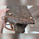 MICHAEL MICHAEL KORS Coated Canvas Handle Bag Brown Photo 12