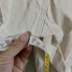 POL  Ivory Distressed Denim Jacket Sz M Photo 8