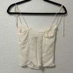 Reformation Novena Cream Bustier Top Photo 4