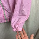 Garage  Women's Windbreaker Size Large Pink white gray colorblock Photo 6