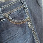 Silver Jeans Suki Surplus Sz 29x30 Low Rise Boot Cut Flare Embroidered Western Blue Photo 6